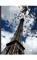 Paris Eiffel Tower Composition Notebook