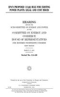 EPA's proposed 111(d) rule for existing power plants: legal and cost issues