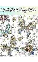 Butterflies Coloring Book