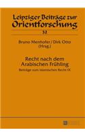 Recht nach dem Arabischen Fruehling