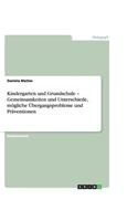 Kindergarten und Grundschule - Gemeinsamkeiten und Unterschiede, mögliche Übergangsprobleme und Präventionen
