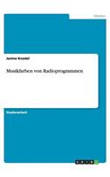 Musikfarben von Radioprogrammen