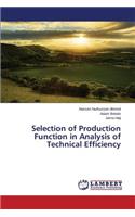 Selection of Production Function in Analysis of Technical Efficiency