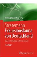 Stresemann - Exkursionsfauna Von Deutschland. Band 1: Wirbellose (Ohne Insekten)