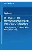 Informations- Und Kommunikationstechnologie Beim Wissensmanagement