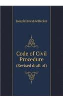 Code of Civil Procedure (Revised draft of): (English)
