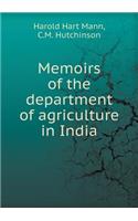 Memoirs of the Department of Agriculture in India