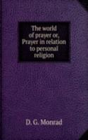 world of prayer
