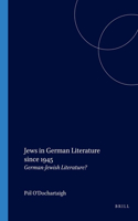 Jews in German Literature Since 1945