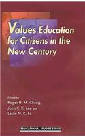 Values Education for Citizens in the New Century