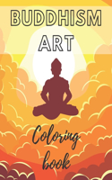 Buddhism Art Coloring Book