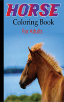Horse Coloring Book for Adults