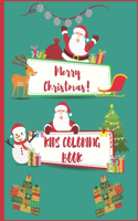 Christmas kids coloring book