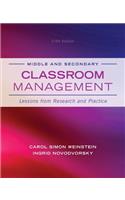 Middle and Secondary Classroom Management