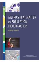 Metrics That Matter for Population Health Action: Workshop Summary