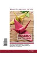 Reading for College, Books a la Carte Edition