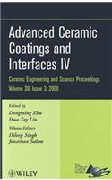Advanced Ceramic Coatings and Interfaces IV, Volume 30, Issue 3