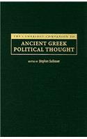 The Cambridge Companion to Ancient Greek Political Thought
