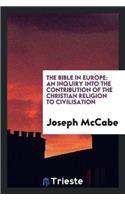 Bible in Europe