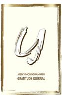 Y Men's Monogrammed Gratitude Journal
