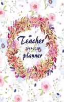 Teacher Planner 2019-2020: Planner Weekly And Monthly: Calendar Schedule Academic Organizer