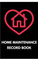 Home Maintenance Record Book