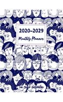 2020-2029 Ten Year Monthly Planner