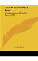 A List of Panorpidae of Japan