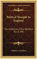 Political Thought In England