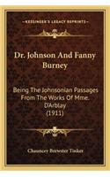 Dr. Johnson and Fanny Burney