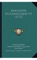Anecdotes Ecclesiastiques V1 (1772)