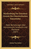 Beschreibung Der Einzelnen Gestute Des Osterreichischen Kaiserstattes
