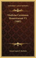Vindiciae Carminum Homericorum V1 (1885)