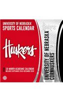 Nebraska Cornhuskers: 2020 12x12 Team Wall Calendar