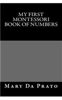 My First Montessori Book of Numbers