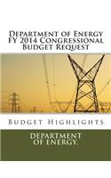 Department of Energy FY 2014 Congressional Budget Request