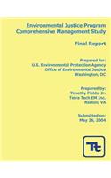 Environmental Justice Program Comprehensive Management Study: Final Report