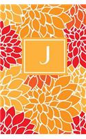 J: Personalized Initial Journal/Notebook/Diary