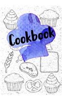 Cookbook Empty: Blank Recipe Cookbook Journal V1