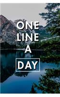 One Line A Day 2020: Blank Lined Journal Notebook, Size 6x9, Gift Idea for Boss, Employee, Coworker, Friends, Office, Gift Ideas, Familly, Entrepreneur: Cover 14, New Ye