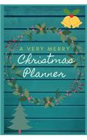 A Very Merry Christmas Planner (Blue)