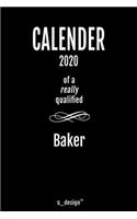 Calendar 2020 for Bakers / Baker