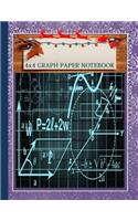 Blank Graphing Compositions Notebook Best Chistmas Gifts ideas for Math Students Laboratory Home projects or Crafts 4x4 inches120 pages.