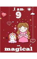 unicorn journal i am 9 and magical