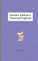 Internet Address & Password logbook