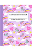 Primary composition notebook 120 pages (60 sheets) 8.5x11 (A4)
