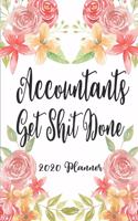 Accountants Get Shit Done 2020 Planner