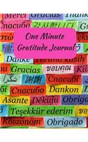 One Minute Gratitude Journal