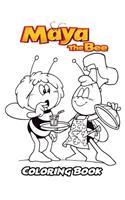 Maya the Bee Coloring Book: Coloring Book for Kids and Adults, Activity Book with Fun, Easy, and Relaxing Coloring Pages(Perfect for Children Ages 3-5, 6-8, 8-12+)