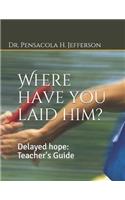 Where Have You Laid Him?